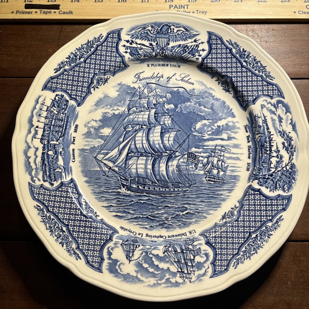 Alfred Meakin - Friendship Of Salem  Fair Winds Collectible‎ Plate